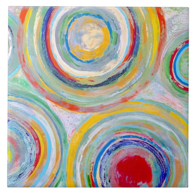 Spin Out 6 x 6 Azulejo cerâmico (Frente)