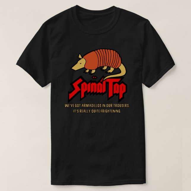 Spinal Tap Armadillos Classic T-Shirt (Frente do Design)