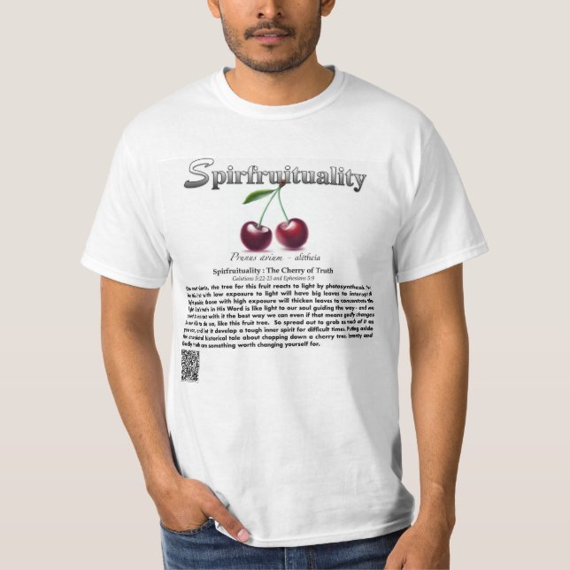 Spirfruituality : The Cherry of Truth T-Shirt (Frente)