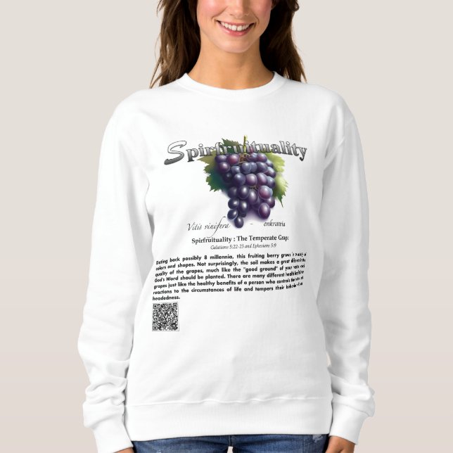 Spirfruituality : The Temperate Grape T-Shirt (Frente)