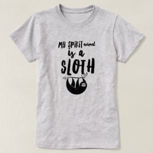 Spirit Animal é um Sloth T-Shirt