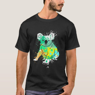 Splash Art Koala Bear Pullover Hoodie