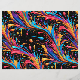 Splash de Tinta Vibrante Selvagem