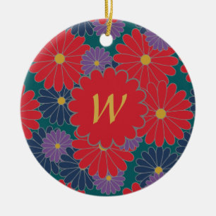 Splashy Queda Ornamento Floral