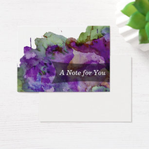 Splatter verde/roxo da pintura da aguarela nota 2