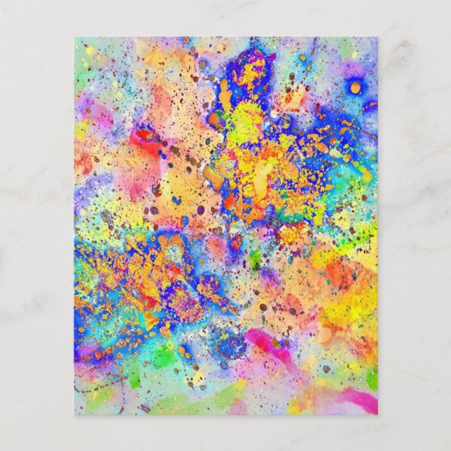 Splatters coloridos (Frente)