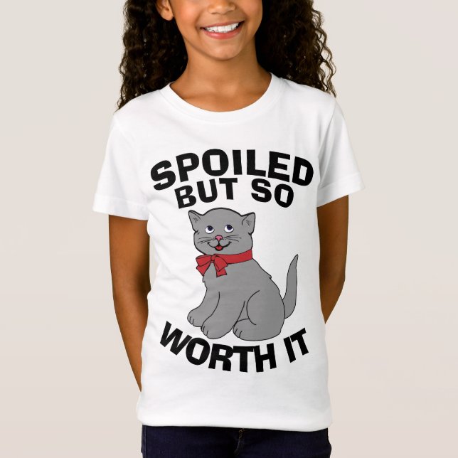 SPOILED MAS TÃO DIFÍCIL, T-Shirts DE COSTUME (Frente)