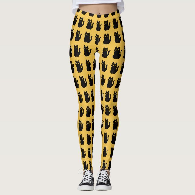 Spooktacular Cat Leggings  (Frente)