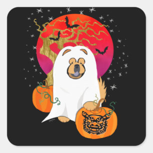 SPOOKY BOO-DOG - Autocolantes
