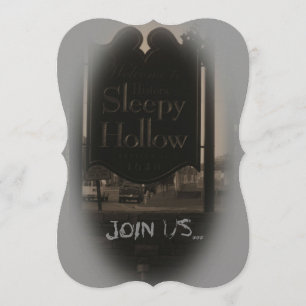Spooky Hollow 5" x 7" Convites