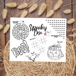 Spooky One | Halloween | Kids Atividade de Mesa(2)