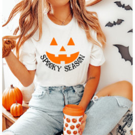 Spooky Season Jack O Lantern Halloween T-Shirt