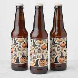 Spooky Season - Rótulo da Cerveja de Halloween