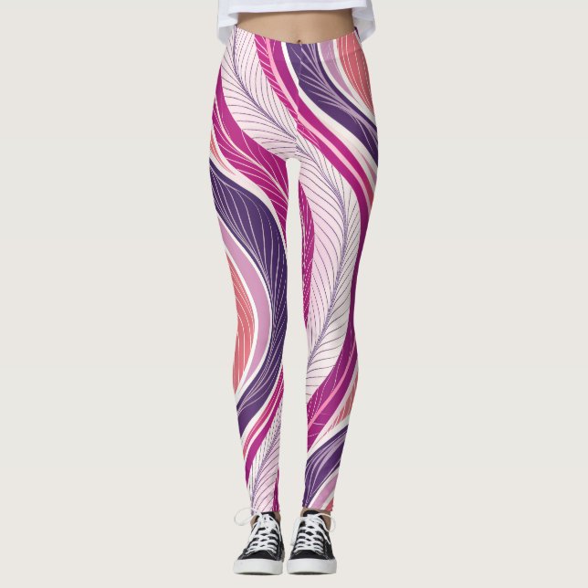 Sporty Feminine Seamless Pattern for Leggings and  (Frente)