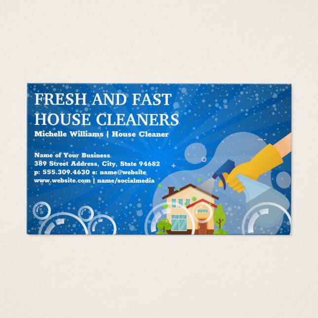 Spray de limpeza doméstica | Bolhas de sabão (Frente)