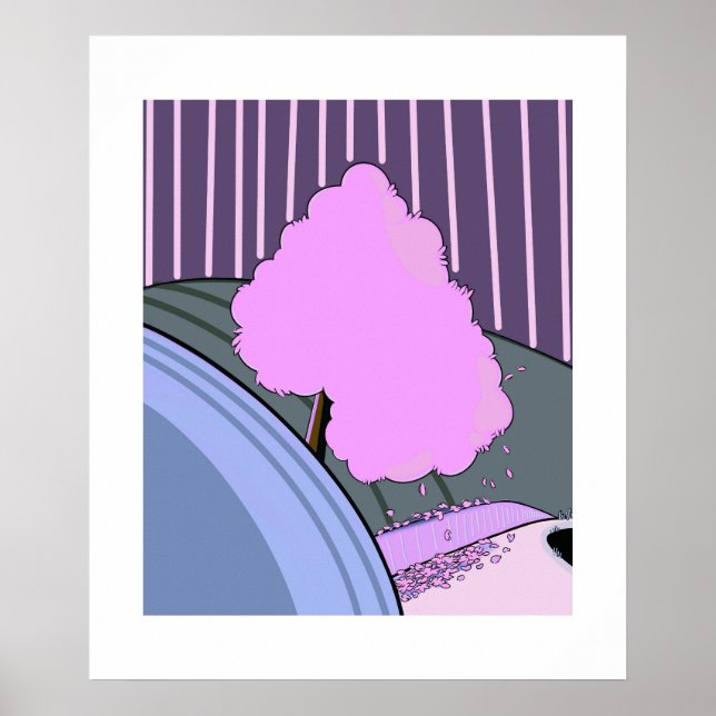 Spring Bloom – Minimal Seasonal Poster by Sklines (Frente)