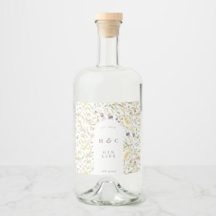 Spring Boho Wildflower Pampas Gin