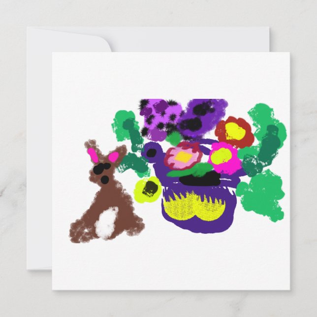 Spring flowers Rabbit joy (Frente)