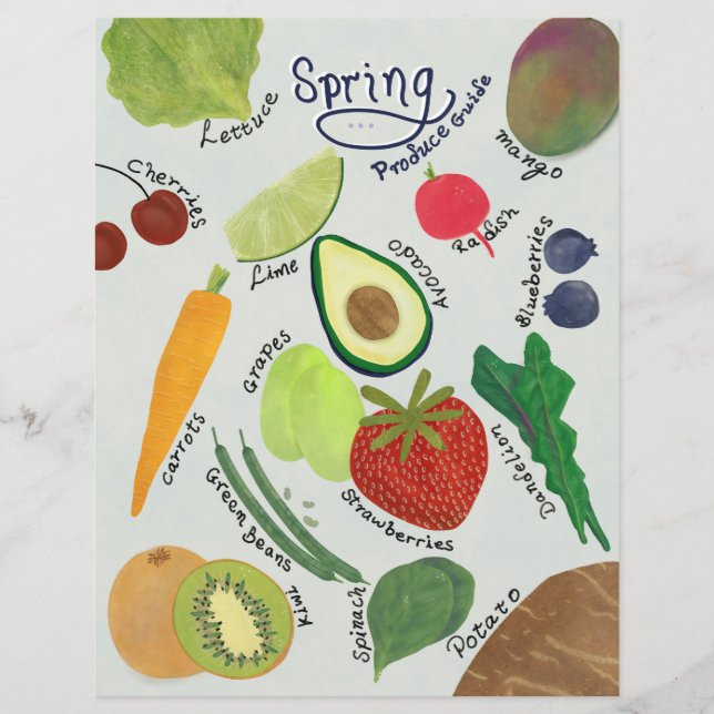 Spring Produce Guide  (Frente)