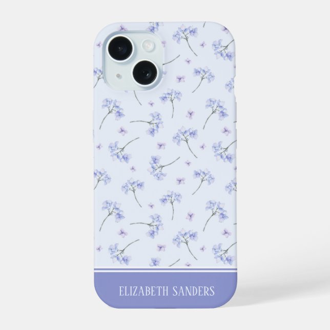 Spring Purple Flowers Pattern (Verso)