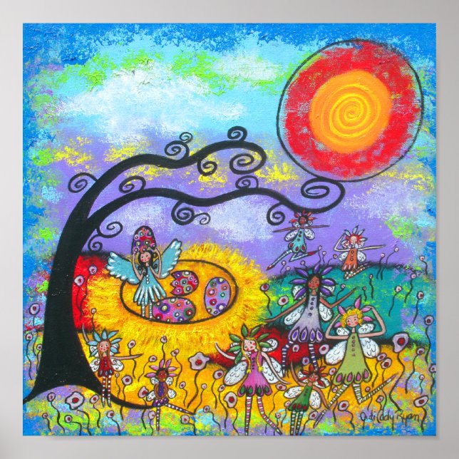 Springtime Fairies Impressão (Frente)