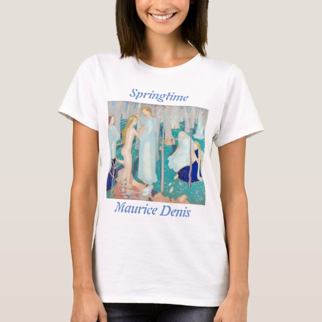 Springtime Maurice Denis Art Nouveau T-Shirt (Frente)