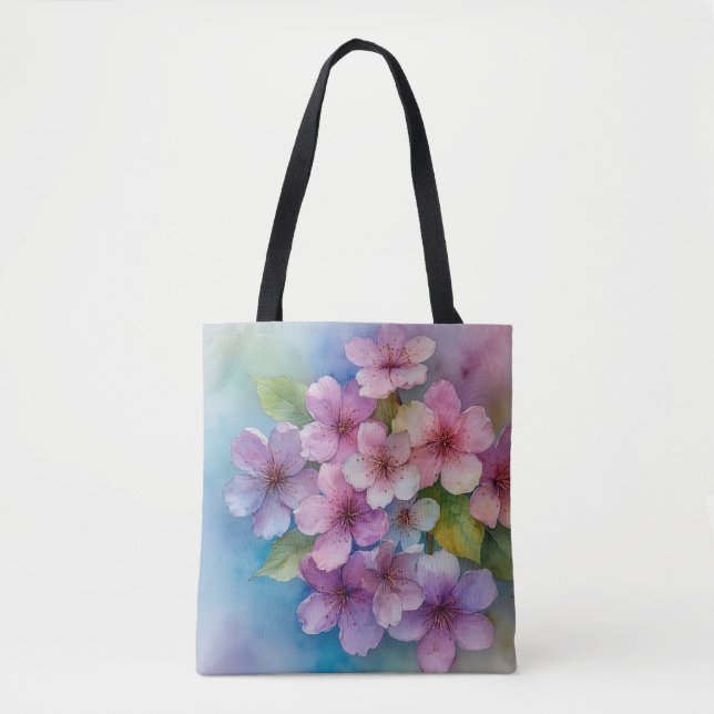 Springtime Sakura Bloom Tote Bag (Frente)
