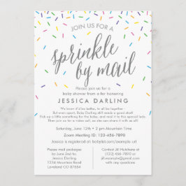 Sprinkle por Convite de Chá de fraldas de Correio
