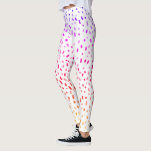"SPRINKLES!" Leggings Coloridas De Calças De Ioga