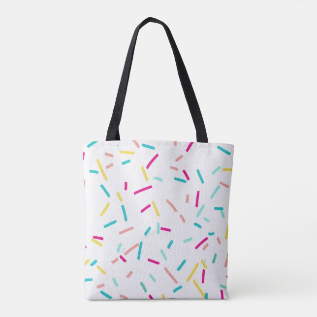 Sprinkles Tote Bag - Sprinkle doce colorido (Verso)