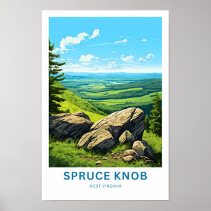 Spruce Knob West virginia Viagem Impressão