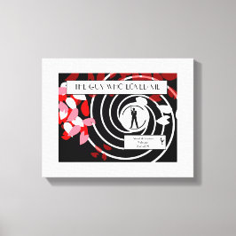 Spy Canvas Wedding Keepsael