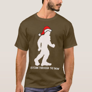 Squatchin através da camisa da neve