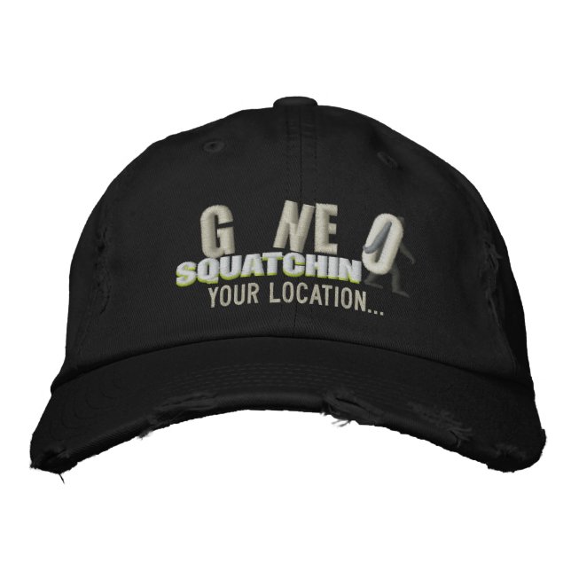 SQUATCHIN DESLIGADO Personalizar Boné de Localizaç (Frente)
