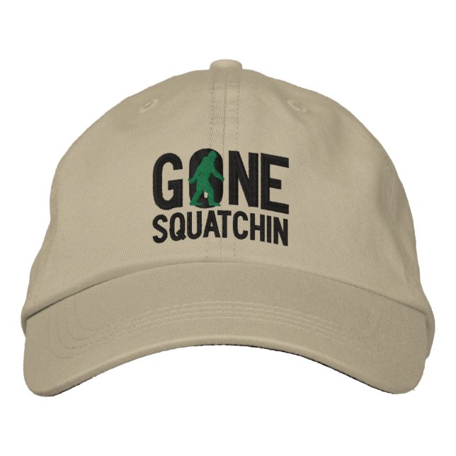 SQUATCHIN OTIMIZADO boné bordado (Frente)
