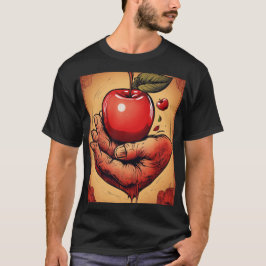 "Squeeze of Love - Tattoo-Inspired T-Shirt Design"