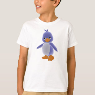 Squiggles o t-shirt do pinguim