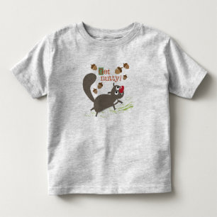 Squirrel com o t-shirt da criança das bolotas