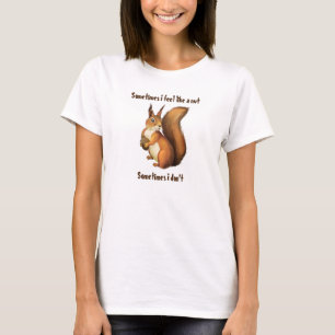 Squirrel sentem como a porca, o t-shirt das