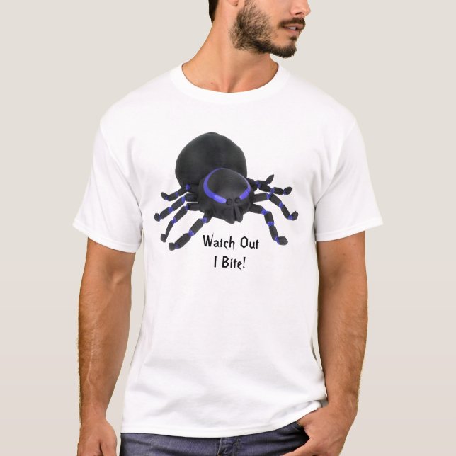 Sr. Aranha - t-shirt básico dos homens (Frente)