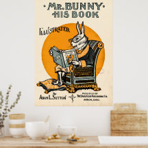Sr. Bunny, seu livro - Adam L. Sutton Poster