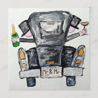 Sr. e Sr. casamento convite