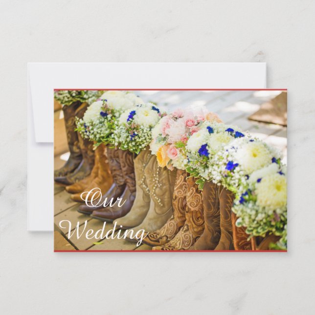 Sr. e Sr. Casamento Convite (Frente)