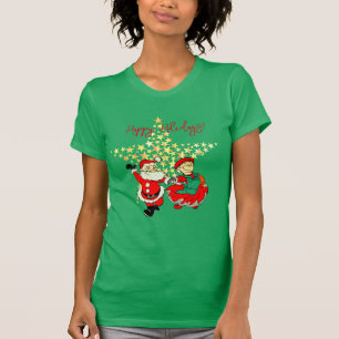 Sr. e Sra. Claus T-Shirt Green