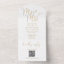 Sr e Sra Código QR Bodas de Ouro