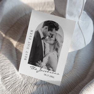 Sr. e Sra. Photo Wedding Cartões de agradecimentos