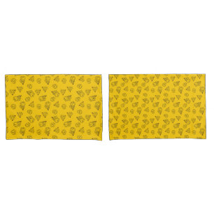Sr. Feliz & teste padrão amarelo pequeno da