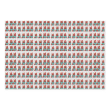 Sr. Ginge embrulhando papel