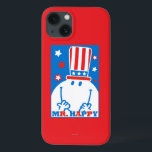 Sr. Happy com chapéu patriótico<br><div class="desc">Mostre o seu apoio ao Sr. Happy com este "Sr. Feliz com o gráfico do Chapéu Patriótico!</div>