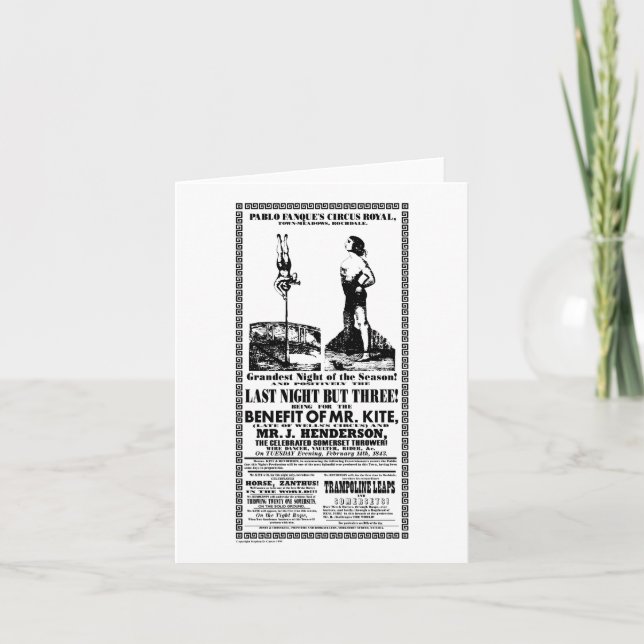 Sr. Kite - Cartão de Nota (Frente)